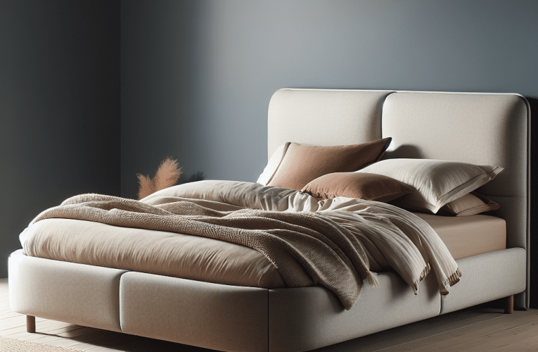 Łóżko tapicerowane slim – Jak wybrać idealne do małego mieszkania