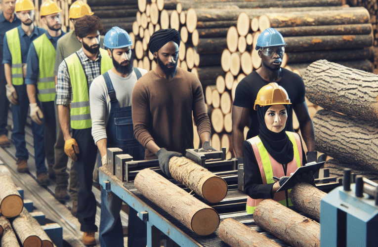 Linia do sortowania kłód – jak optymalizować proces segregacji drewna w przemyśle tartacznym