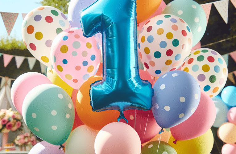 Balony na roczek: Jak udekorować przyjęcie pierwszych urodzin dziecka?