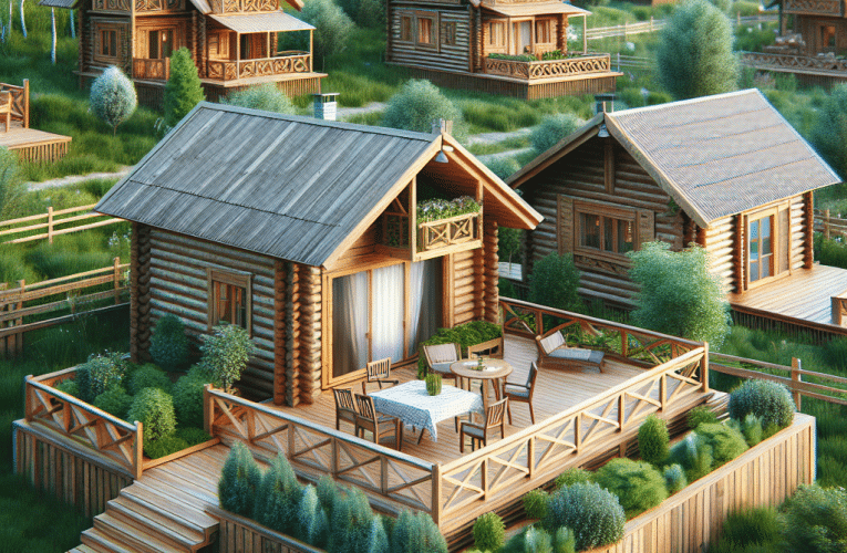 Domki drewniane na działkę z tarasem: Jak wybrać idealne miejsce odpoczynku dla całej rodziny?