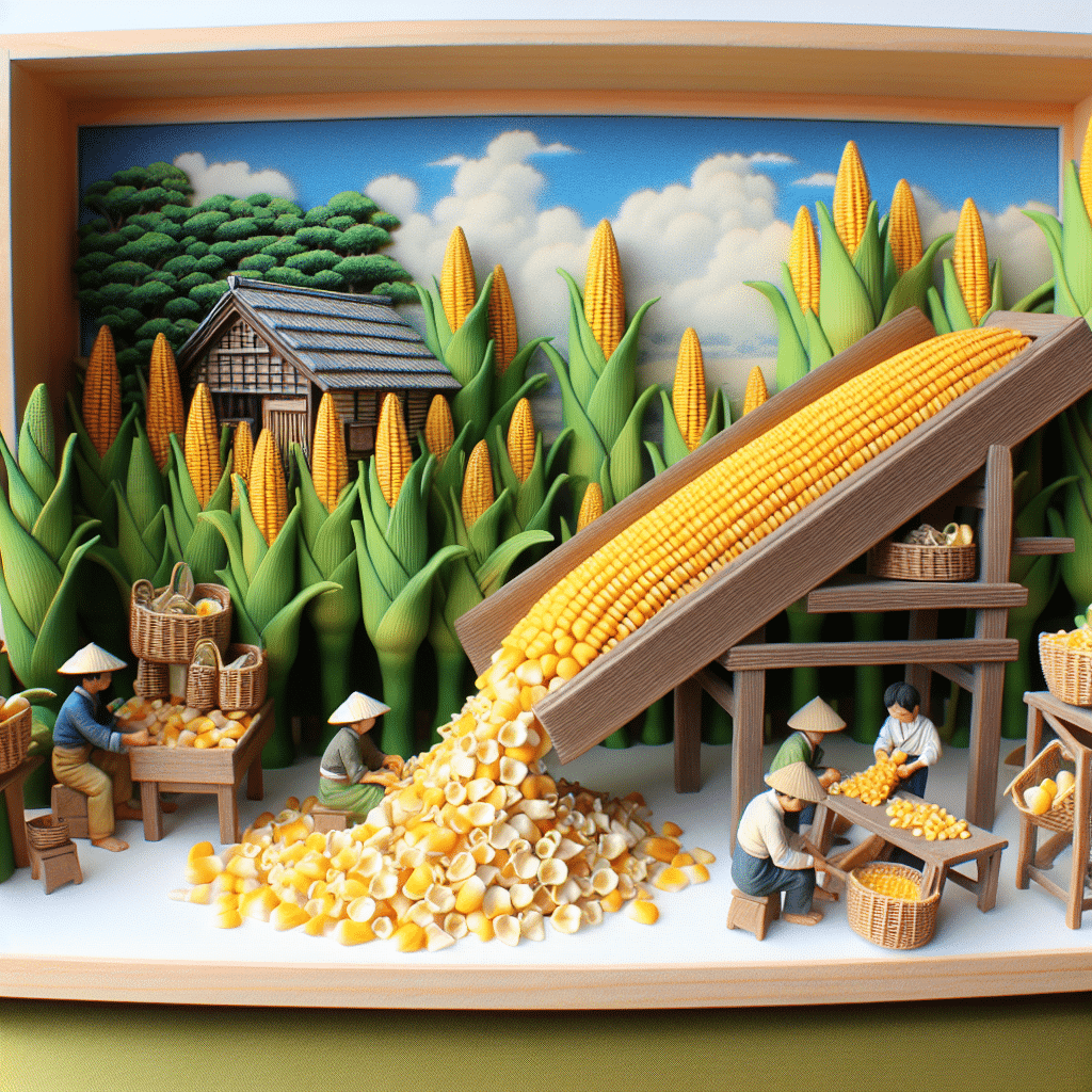 śrutowanie kukurydzy