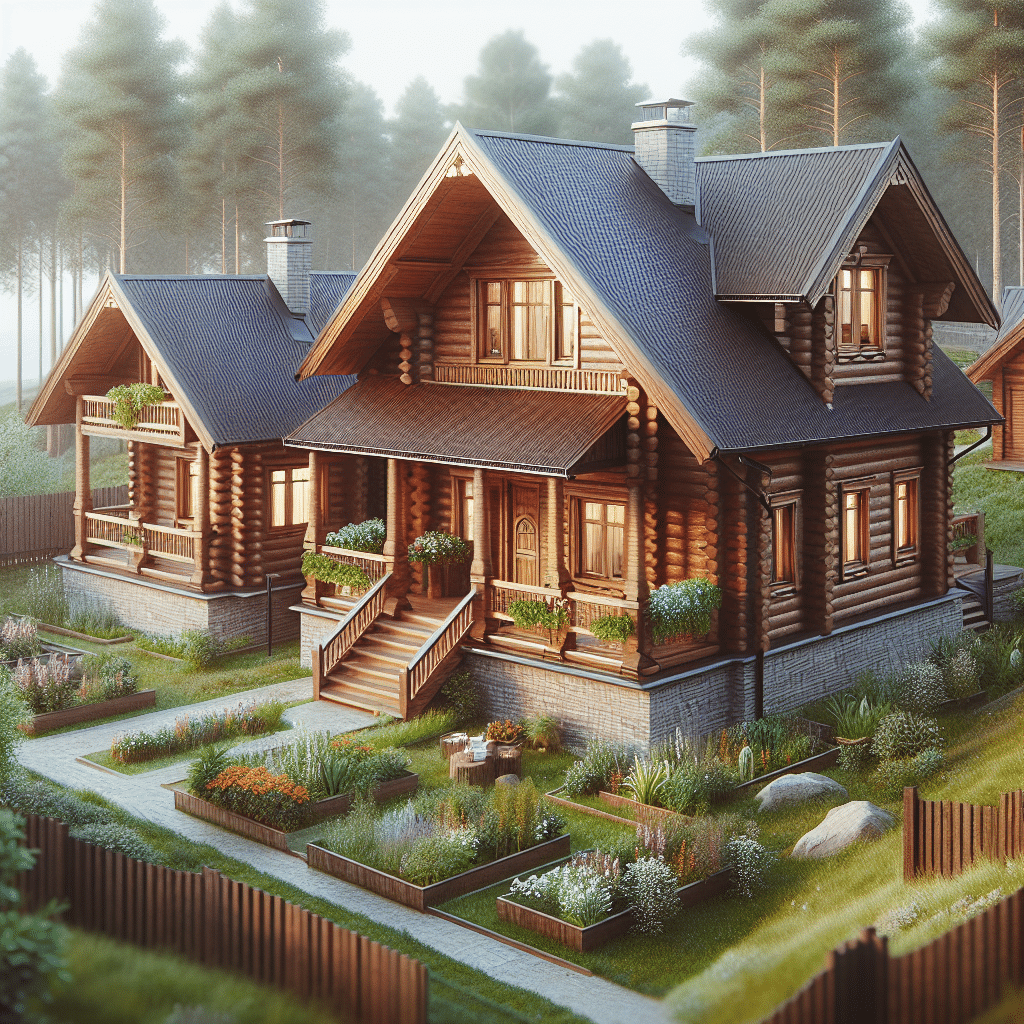 domki drewniane na działkę