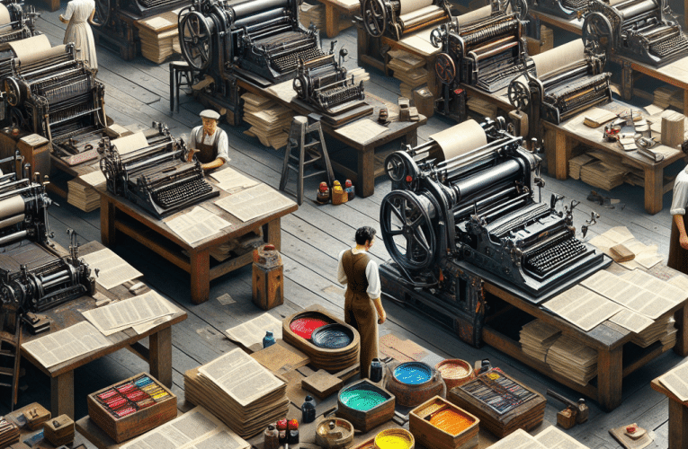 Maszyny poligraficzne – jak wybrać najlepsze dla Twojej drukarni?