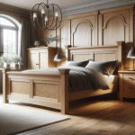 drewniane łóżka dębowe