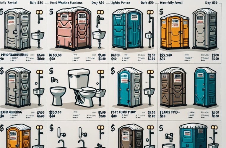 Wynajem toalet – cennik i wszystko co musisz wiedzieć przed zdecydowaniem się na usługę