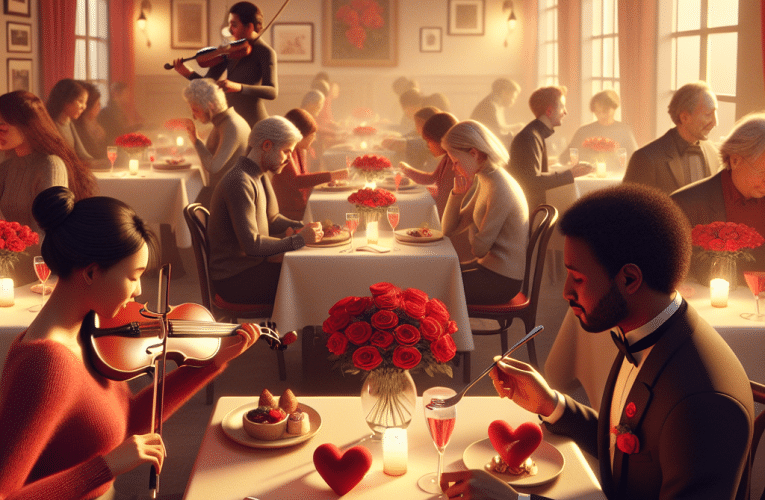 Walentynki w restauracji: Jak zaplanować idealną romantyczną kolację?