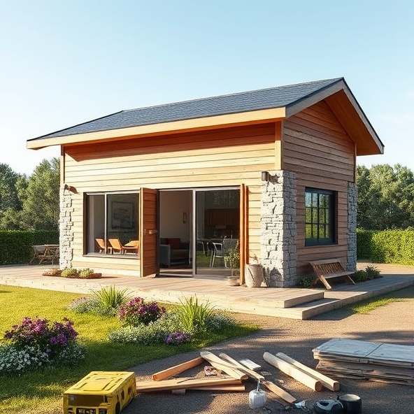domek 70m2 bez pozwolenia