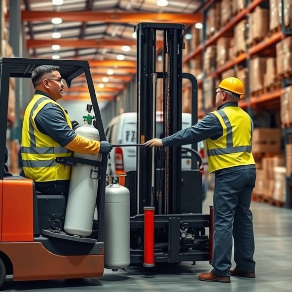 butla gazowa do wózka widłowego