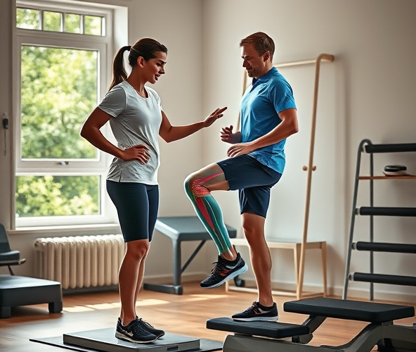 Fizjoterapeuta z Zielonki: jak poprawić stabilność kolana u biegaczy?