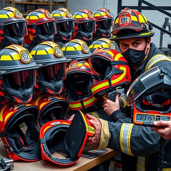 hełmy strażackie