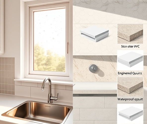 Jakie parapety wewnętrzne do kuchni i łazienki odporne na wilgoć?