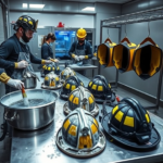 Jak prać i dekontaminować kaski strażackie po akcjach pożarowych? kaski strażackie