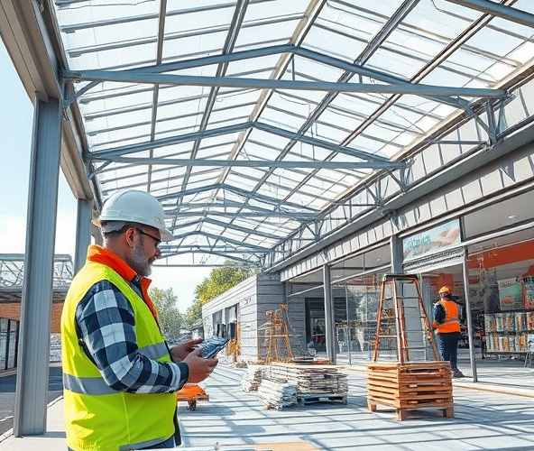 Jak dobrać konstrukcje stalowe wiaty sklepowej by obniżyć koszty?