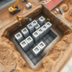 podwaliny żelbetowe