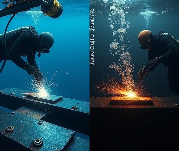 Do jakiej głębokości spawanie podwodne mokre daje trwałe połączenia?