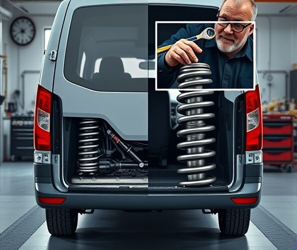 Czy sprężyny wzmocnione do Mercedes‑Benz Vito W447 zmniejszą przysiad?