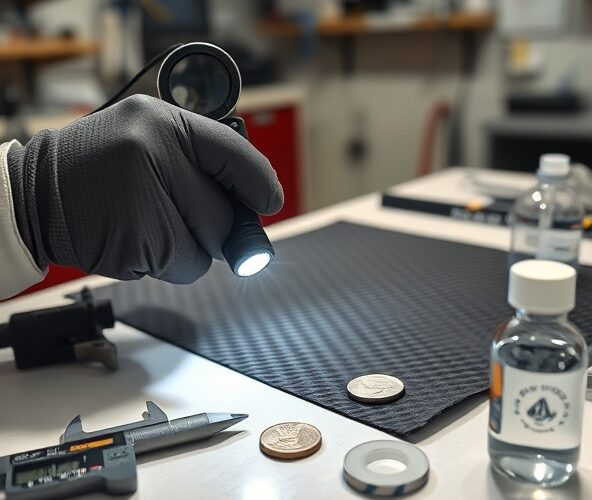 Jak szybko i tanio sprawdzić jakość włókna węglowego przed klejeniem?