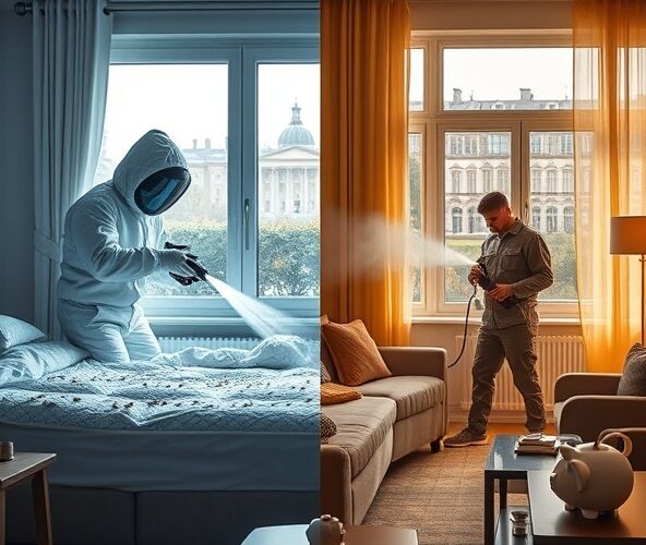 Czy wymrażanie pluskiew w Wilanowie jest tańsze niż oprysk?