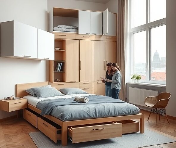 Jak wybrać łóżko na wymiar w Warszawie, by zaoszczędzić miejsce?