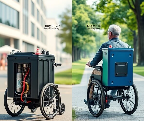 Baterie AGM czy litowe do wózka inwalidzkiego dadzą większy zasięg?