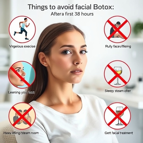 czego nie mozna robic po botoksie