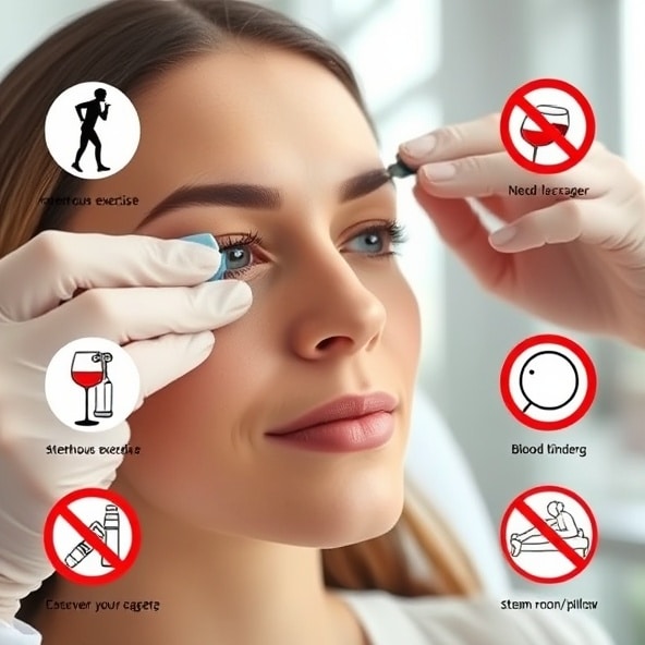 czego nie mozna robic po botoksie