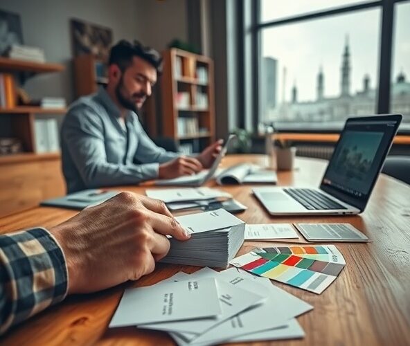 Jak wybrać drukarnię wizytówek w Warszawie na 250 sztuk dla JDG?