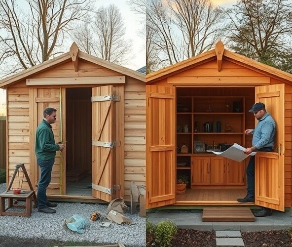 Komórka ogrodowa drewniana 2×3 m: zestaw do 3000 zł czy na wymiar?