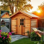 komórka ogrodowa drewniana