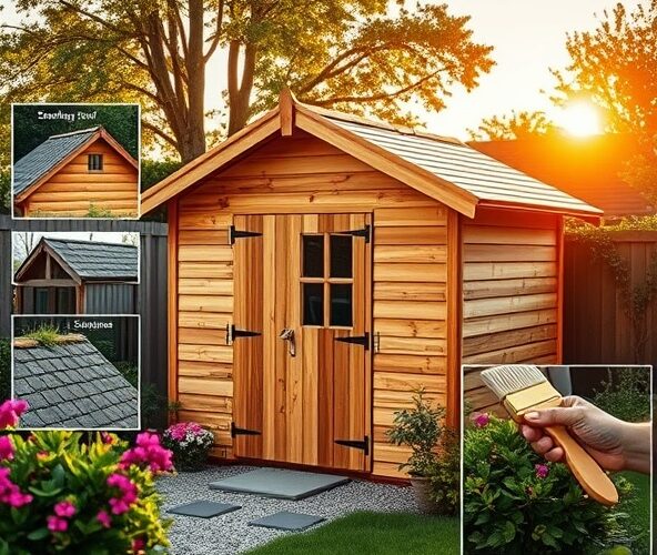 Komórka ogrodowa drewniana: jaki dach i impregnacja na lata?