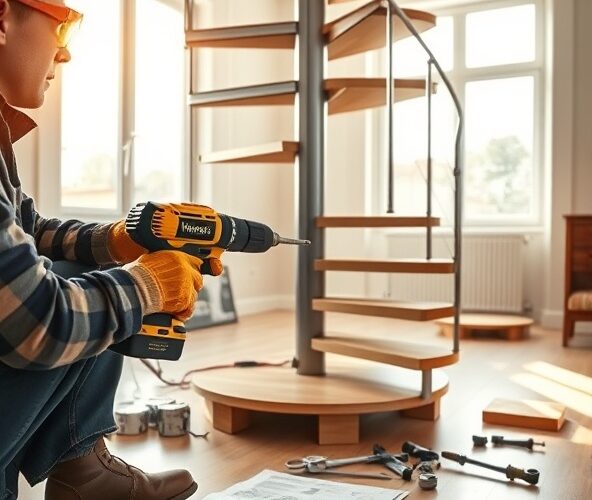 Czy właściciel może samodzielnie zamontować schody kręcone WasParkiet?
