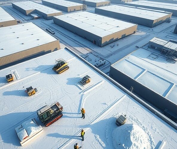 Czy odśnieżanie dachów wielkopowierzchniowych obniży koszty i ryzyko dla zarządców hal?