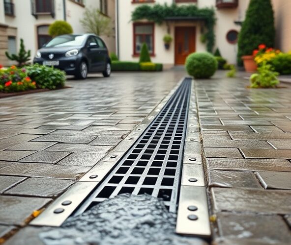 Czy odwodnienie liniowe ACO w Krakowie opłaci się na podjeździe 30m²?