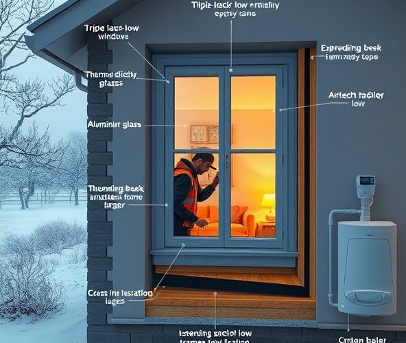 Jakie parametry okien z montażem najbardziej obniżą zużycie gazu?