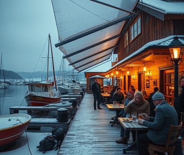 Czy ogrzewane zadaszenie w porcie z tawerną zwiększy rezerwacje zimą?