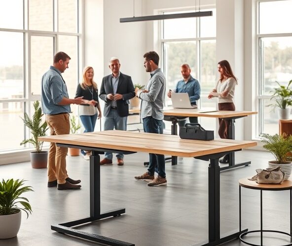 Czy stoły do biura z drugiej ręki z regulacją wysokości opłacają się?