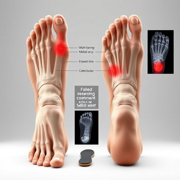 stopa płasko koślawa