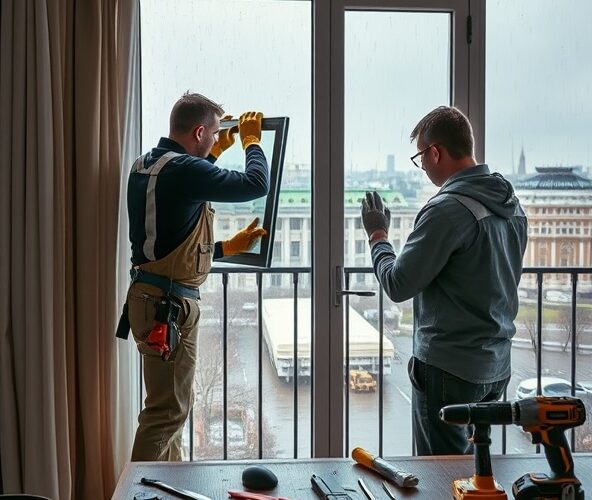 Szklarze Warszawa: gdzie wymienić szybę w drzwiach balkonowych bez przecieków?