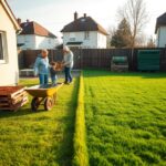 trawa z rolki błonie