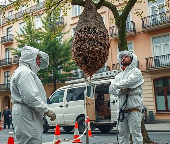 Czy na Żoliborzu usuwanie gniazd szerszeni lepiej zlecić firmie?