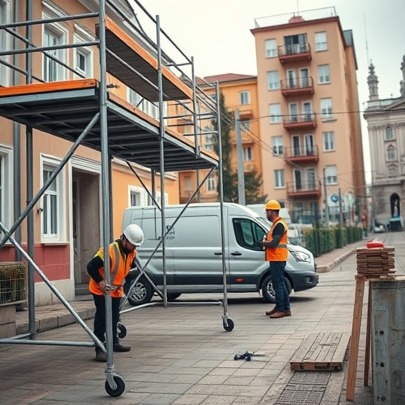 wynajem rusztowań przejezdnych warszawa