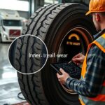 zużycie opon od wewnątrz