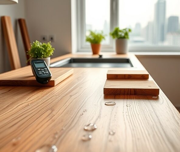 Jak wybrać blat drewniany w Warszawie odporny na wilgoć?