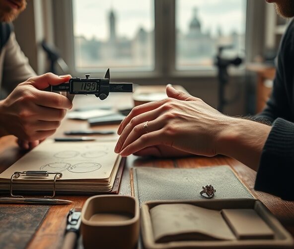 Jak zamówić pierścionek na zamówienie w Warszawie bez błędu rozmiaru?