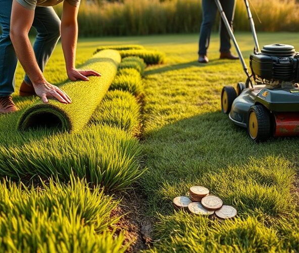 Czy trawa z rolki w Błoniu obniży koszty podlewania i koszenia?