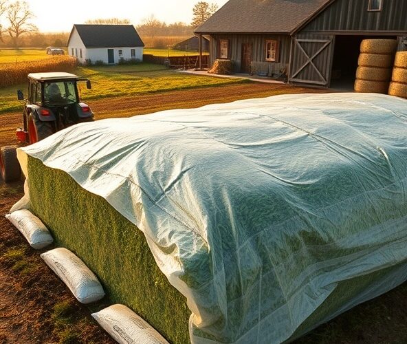 Jak małe gospodarstwo uniknie pleśni przy śrutowaniu na pryzmę?