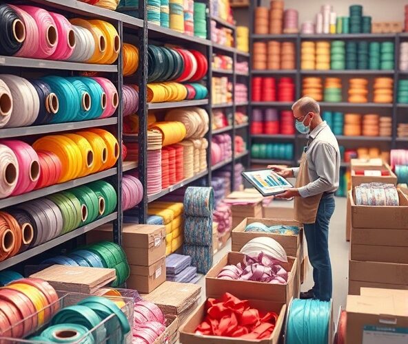 Jak ustalić optymalny poziom zapasów wstążek satynowych?