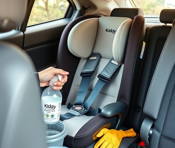 Jak wyczyścić tapicerkę fotelika Kiddy bez utraty atestów?