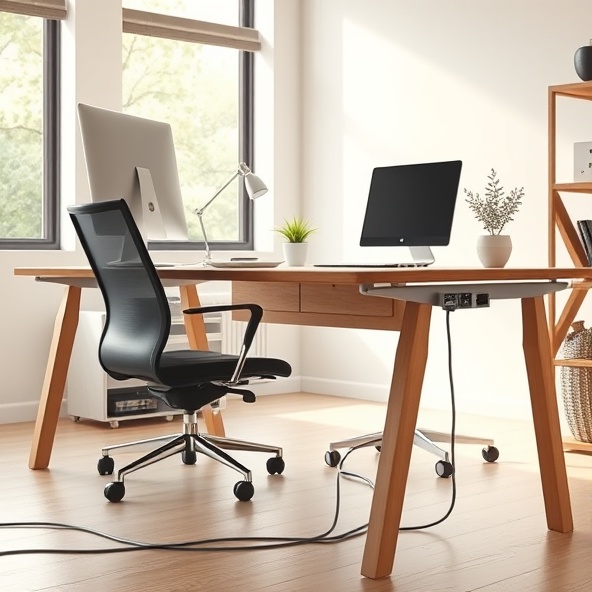 maskownice kabli do mebli biurowych