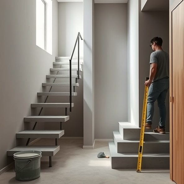 schody mikrocementowe